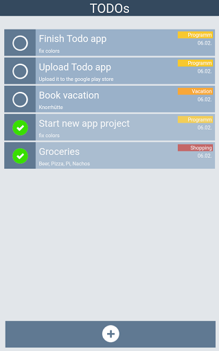 Android application Only Todo screenshort
