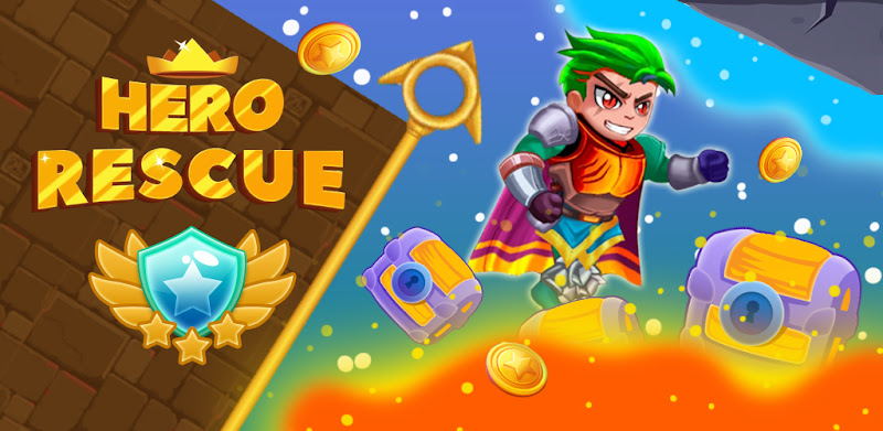 Hero Pin : Pull Him Out - Rescue Games