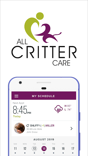 Android application All Critter Care Pet Care screenshort