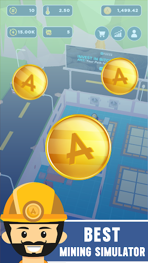 Android application AMT Mining Simulator screenshort