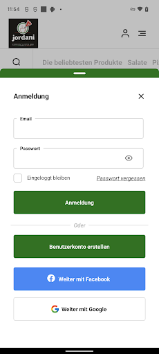 Pizzaservice Jordani Screen 2