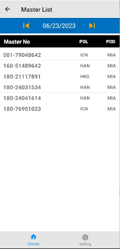 KGL AMERICA WMS Screen 2