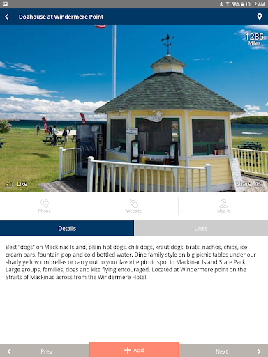 Screenshot of Visit Mackinac Island Michigan