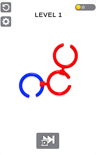 Android application Rotate the rings And Circles screenshort