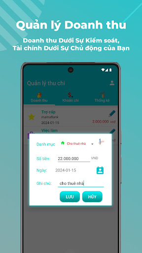 Quản lý Thu chi Cá nhân Screen 3