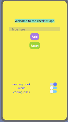 checklist by Smita Poudyal