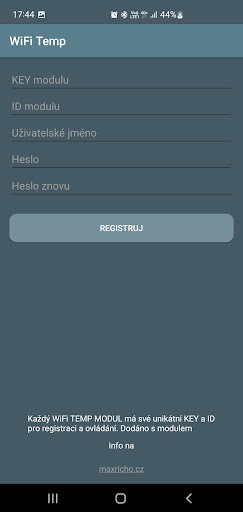 WiFi TEMP Screen 2