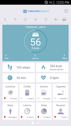 Android application Neurobeat Health screenshort