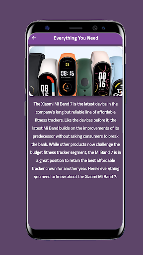 Mi Band 7 Watch guide