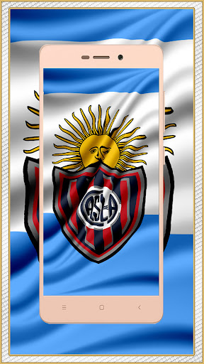 Android application San Lorenzo Wallpapers pasíón screenshort