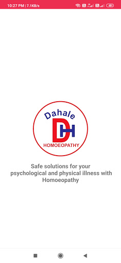Android application Dahale Homoeopathy screenshort