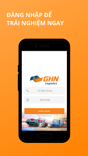 Android application Tài xế xe tải GHN screenshort