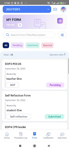TCEPLog Screen 3
