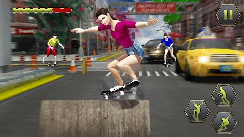 Street Skateboard Girl gamesのおすすめ画像2