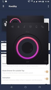 Knobby volume control Screenshot