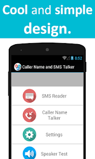 Caller Name and SMS Talker Schermata