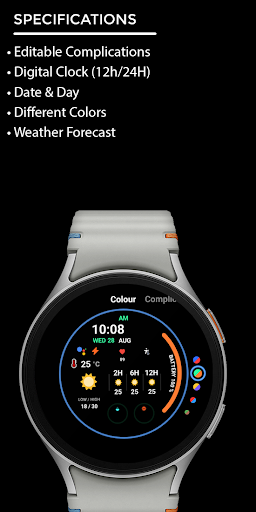Night ver 30 - watch face screenshot 4