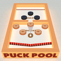 Puck Pool - Fast Sling Puck 3D board game