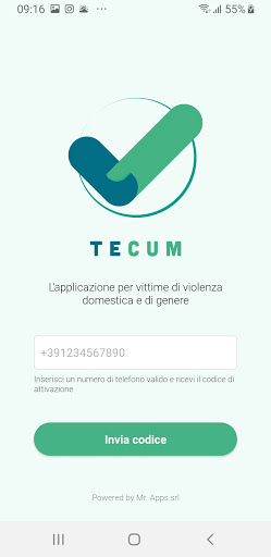 Android application Tecum screenshort