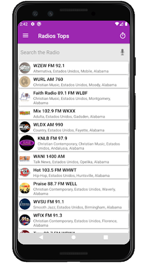 Full FM and AM radios Screen 3