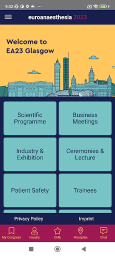Android application Euroanaesthesia 2023 screenshort