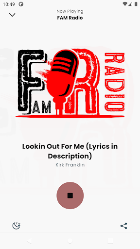 FAM Radio Screen 2