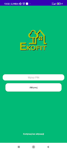 Android application Ekofit screenshort