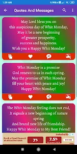 Happy Whit Monday:Greetings, G