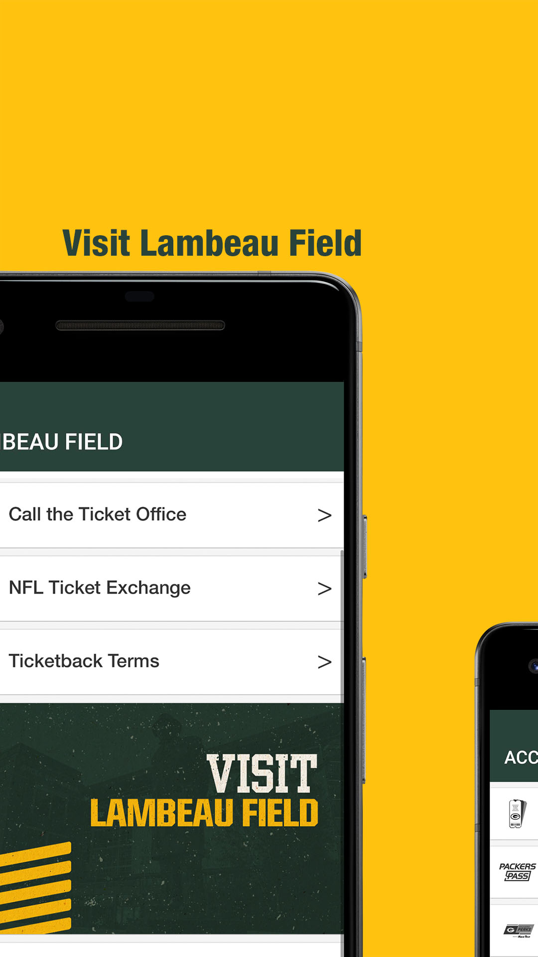 Android application Official Green Bay Packers screenshort