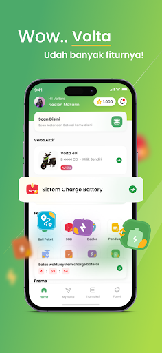 Android application Volta screenshort