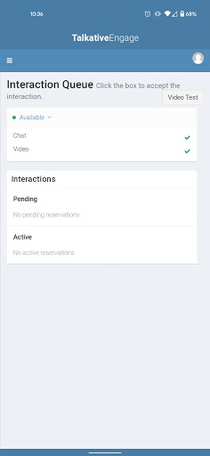 Android application Talkative Engage AU screenshort