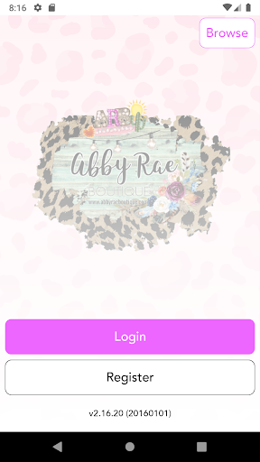 Android application Abby Rae Boutique screenshort