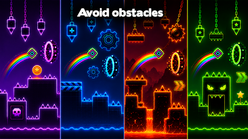 Pixel Ride – Jump to the Beat screenshot