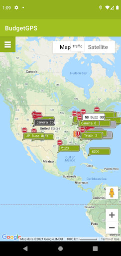 Android application BudgetGPS screenshort