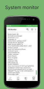 OS Monitor: system manager Capture d'écran