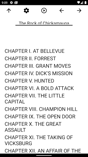 Android application Book, The Rock of Chickamauga screenshort