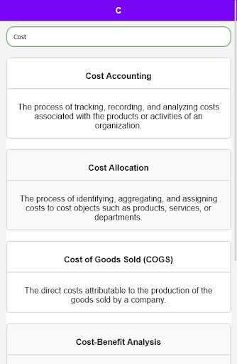 Accounting Dictionary
