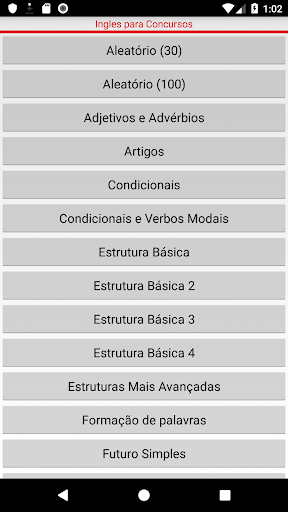 Inglês para Concursos Screen 3
