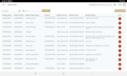 İRTİFA PERDE YAZILIMI Screen 3