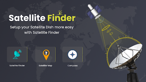 Android application Satellite Tracker: Dish Finder screenshort