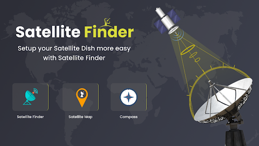 Satellite Tracker: Dish Finder Unknown