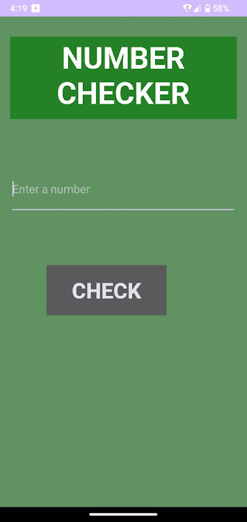Number Checker - 1.0 - (Android)