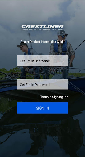 Android application Crestliner Product Guide screenshort