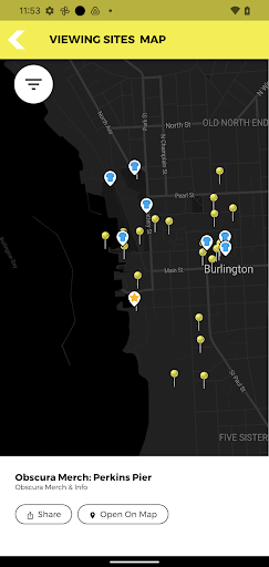 Burlington City Arts Events Screen 3