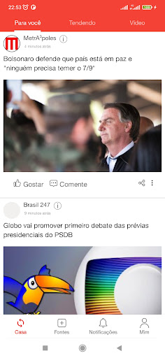 Brazil breaking news Screen 2