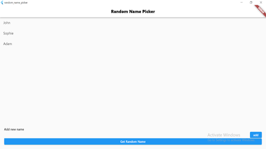 Random Name Picker