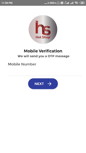 Android application Hot Shop screenshort