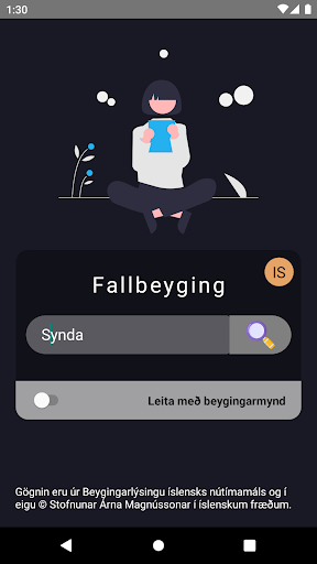 Icelandic Conjugation Screen 2
