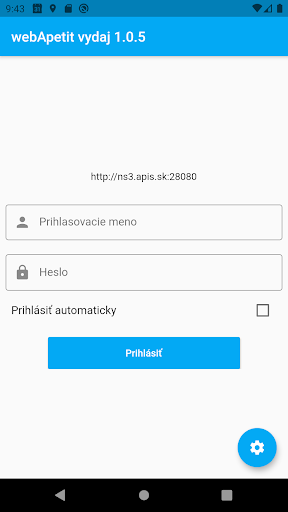 Android application webApetit vydaj screenshort
