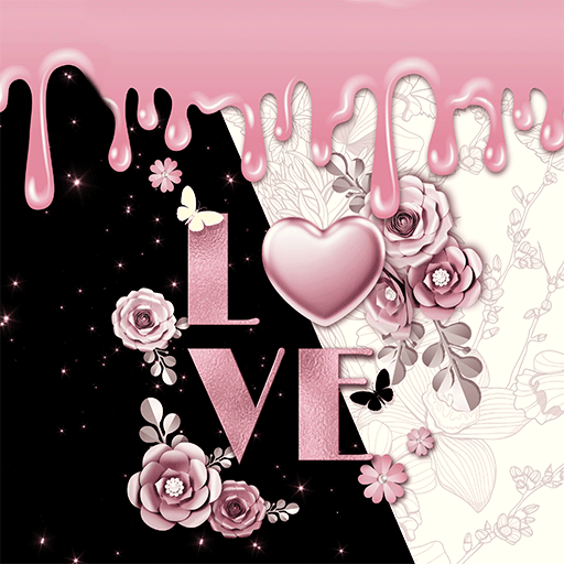 Melting Black Pink - Wallpaper logo
